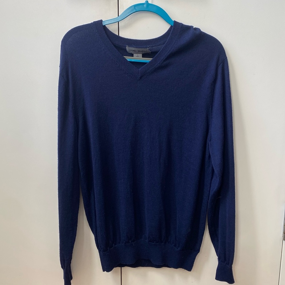 Uomo Bravo wool V-neck sweater